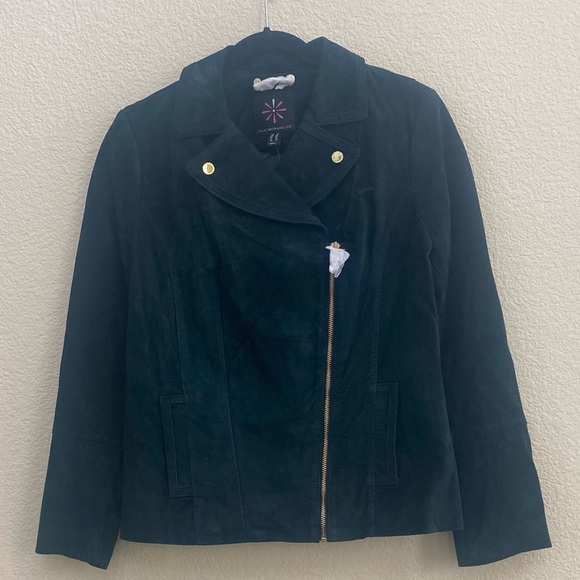 Isaac Mizrahi Live! Suede Jacket NWOT - Picture 2 of 9